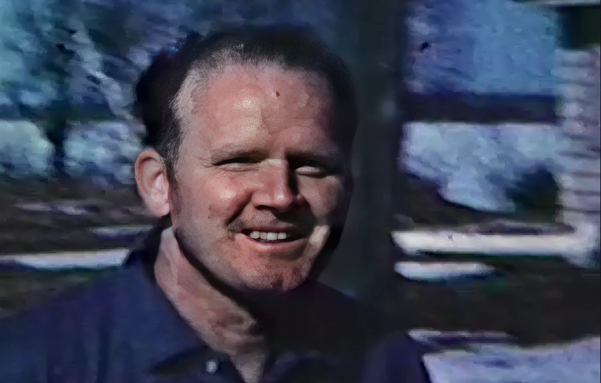 Restoration of video still image Man from video - after