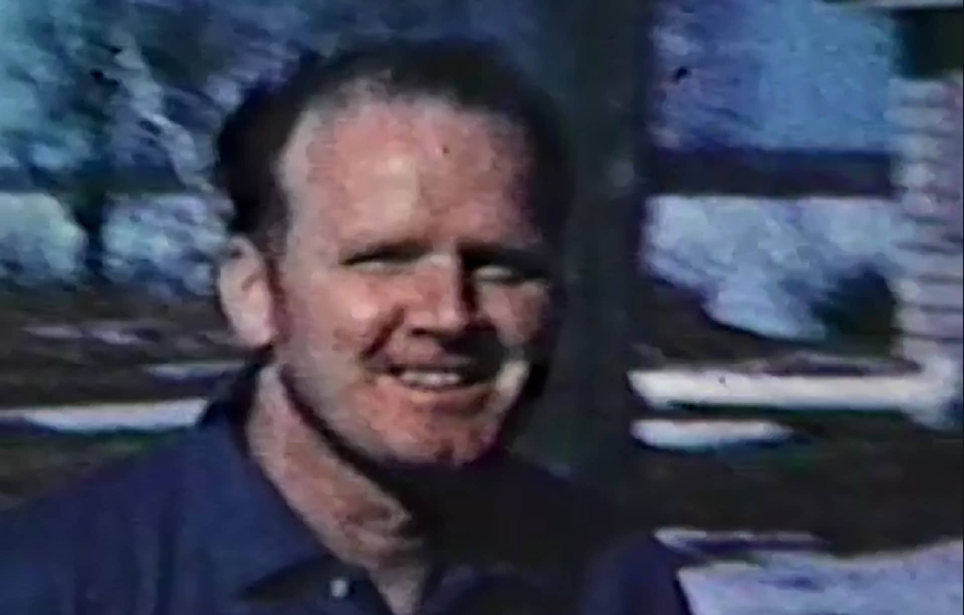 Restoration of video still image Man from video - before
